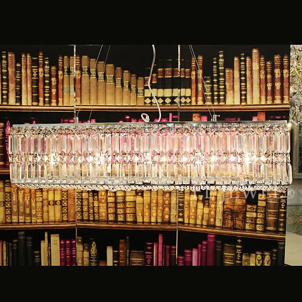 デザインクリスタルシャンデリア 5灯(W900×D200×H220mm)