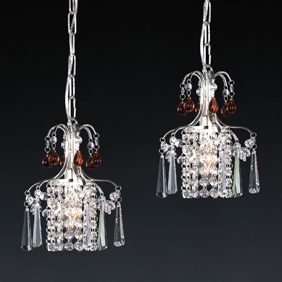 【５台から注文可】モダンシャンデリア 2灯(W180×H240mm)