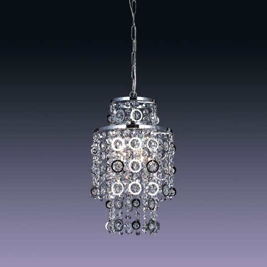 【５台から注文可】モダンシャンデリア 3灯 シルバー(W250×H400mm)