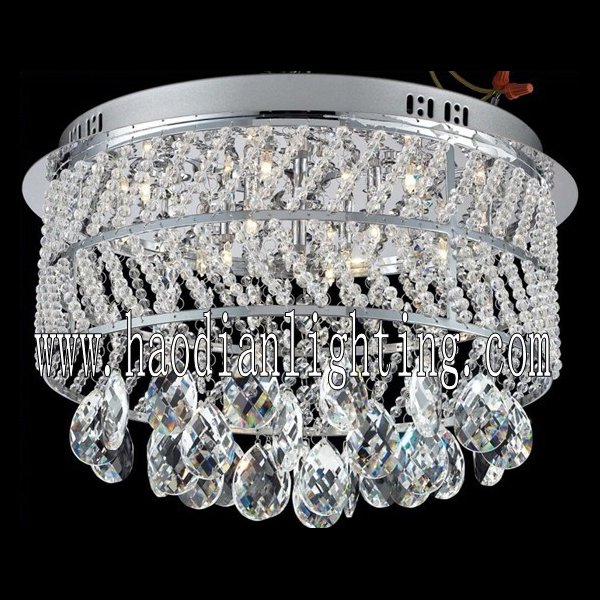 【LA LUCE】デザインクリスタルシーリングシャンデリア 9灯(φ460×H290mm)