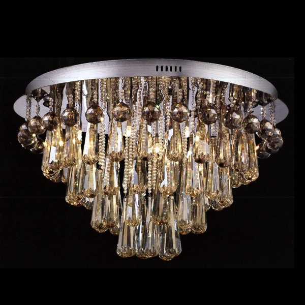 【LA LUCE】デザインクリスタルシーリングシャンデリア 21灯(W660×H420mm)※要お見積もり