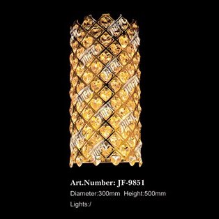 【LA LUCE】クリスタルブラケット・ハート 8灯 ゴールド