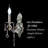 【LA LUCE】クリスタルブラケット 1灯 クローム(W350×H250)