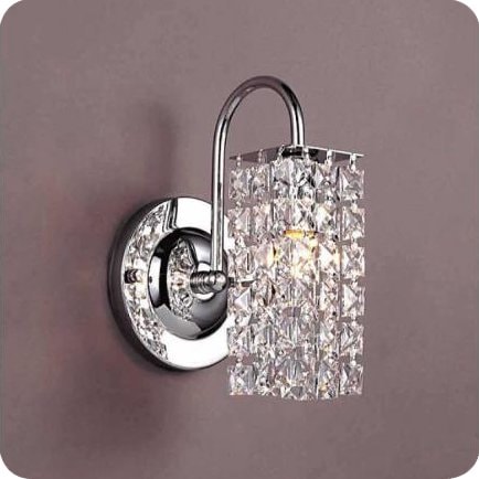 【3台在庫有！】【受注製作は５台から注文可】モダンブラケット1灯 シルバー(W70×H150mm)