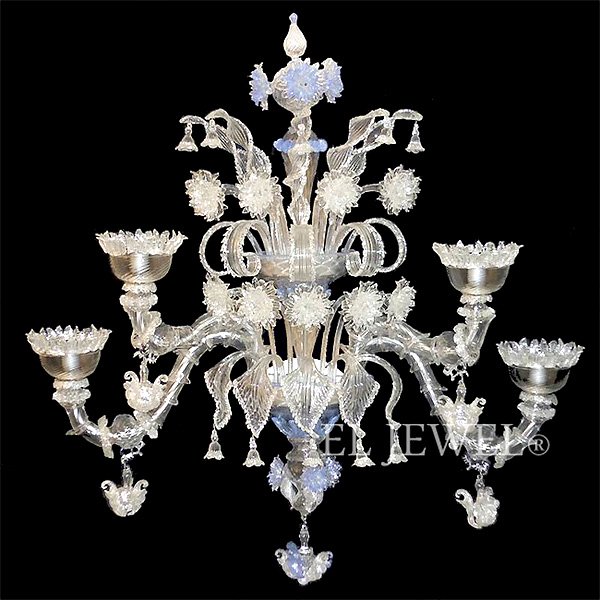 【VENICE ARTE】ヴェネチアンブラケット「ClassicRezzonico」4灯(φ550×H800mm)