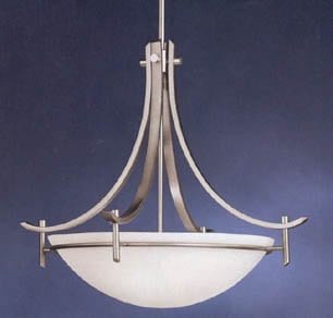 【KICHLER】アメリカ・キチラー社シャンデリア　3灯 シルバー(W610×H533mm)