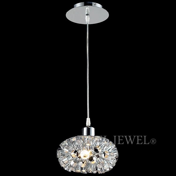 【CLT】アメリカ・デザイン・ペンダントシャンデリア『Laguna』1灯 クローム(W200×D200×H170mm)*