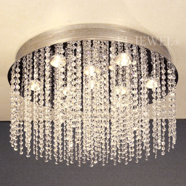 【CLT】アメリカ・クリスタル・シーリングャンデリア『Crystal Rain』10灯 (W610×D610×H300mm)*