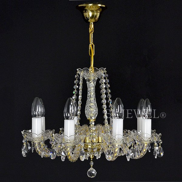 Josef Wranovsky 8灯 クリスタルシャンデリア