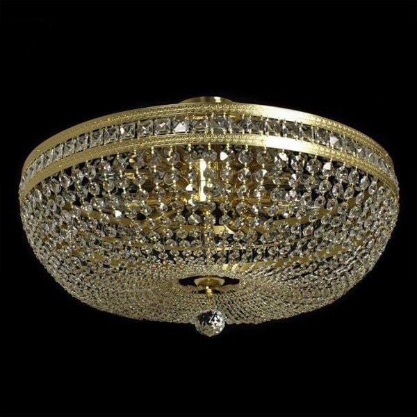 【WRANOVSKY】クリスタルシーリングシャンデリア「Stockholm」12灯 (W760×H300mm)