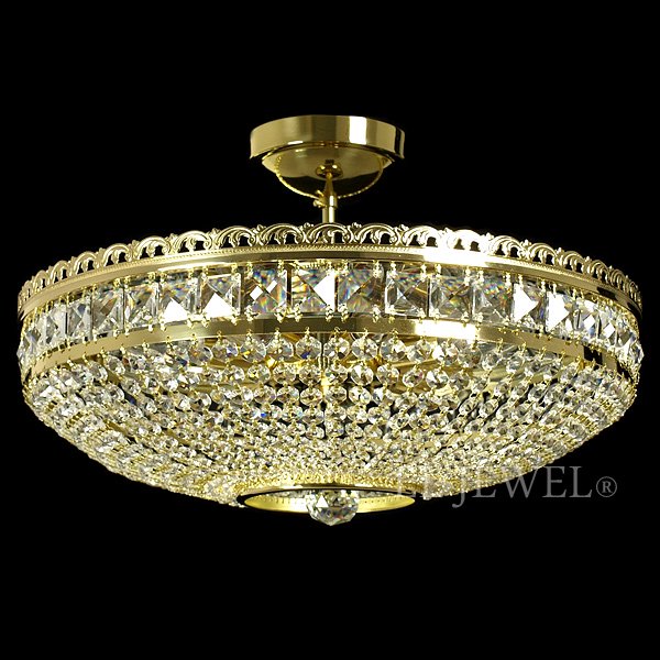 【WRANOVSKY】クリスタルシーリングシャンデリア「Berlin」 9灯 (W500×H350mm)