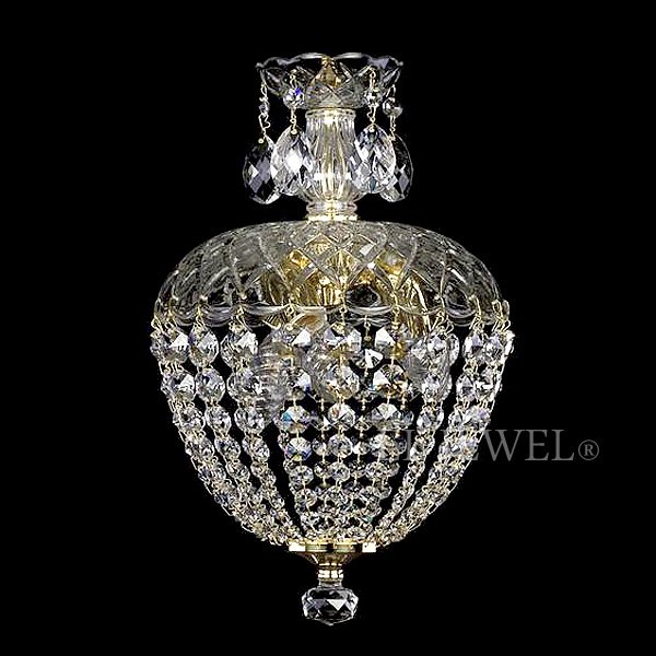 【ART GLASS】クリスタルシャンデリア「VIVIEN」3灯(W260×H410mm)