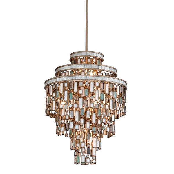 【CORBETT】アメリカ・デザイン照明 シャンデリア「Dolcetti」7灯(W457×H622mm)