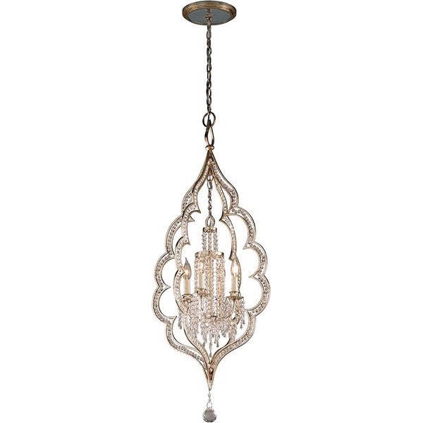 【CORBETT】アメリカ・デザインシャンデリア「Bijoux」4灯(W521×H1054mm)