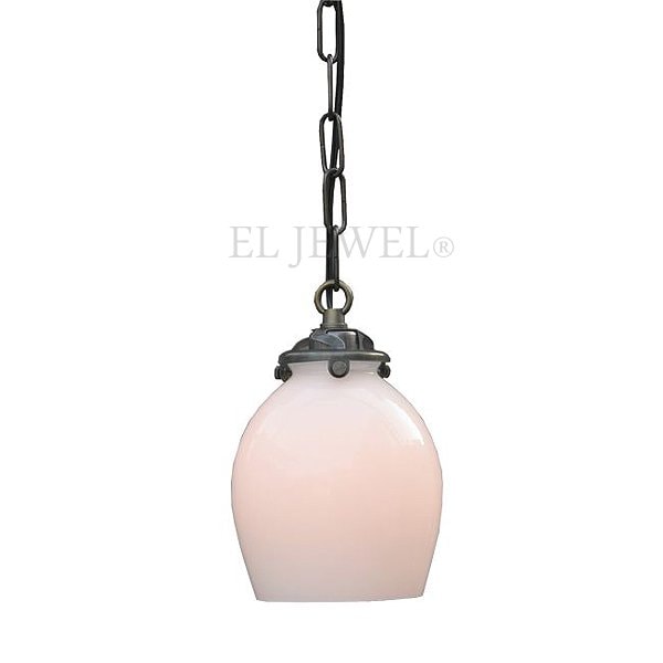 <b>【LAMPS】</b>ガラスシェードペンダントシャンデリア 1灯(W120×H135mm)