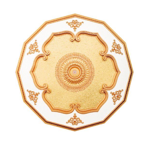 天井装飾メダリオン「パレモ」(Φ1900×D90mm)※要施工