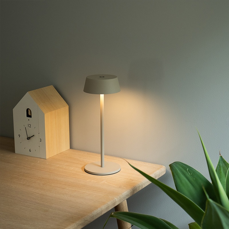 【BRID】北欧スタイル LEDテーブルライト コードレス「Olika CORDLESS LED TABLE LIGHT」3色（Φ108×H285mm）