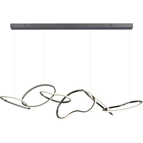 【ET2】アメリカ・ペンダントシーリングライト「Unity」 ブラック（W1753×D299×H388mm）