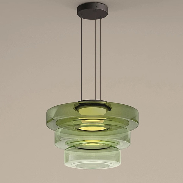 インテリア照明 LEDペンダントライト Green（W250～450mm×H110～330mm）