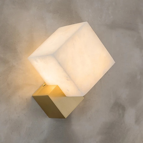 【リーズナブル】モダン照明 LED 大理石ウォールライト（W140mm×H185mm） 