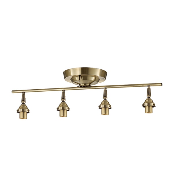 シーリングシェードランプ「ダイナー」4灯 ゴールド（W825mm） | EL JEWEL