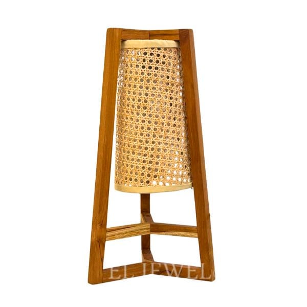 【1台在庫有！】【ALABASTER】デザイン照明 竹製テーブルランプ  1灯（W240×H495mm）