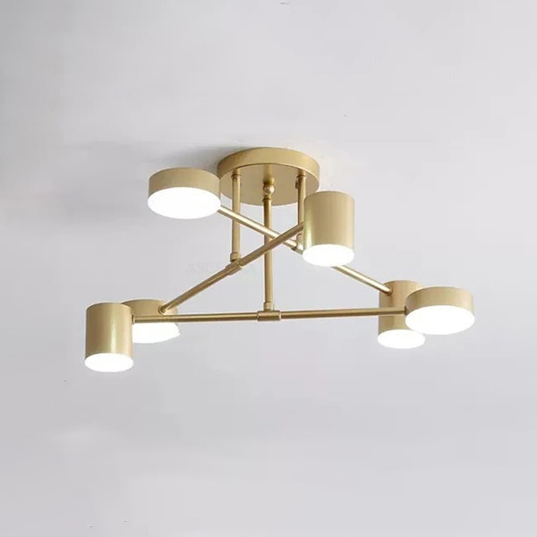【50％OFF！大特価セール】【2台在庫有！】モダン照明　LEDシーリングライト　ゴールド（W570×H250mm）