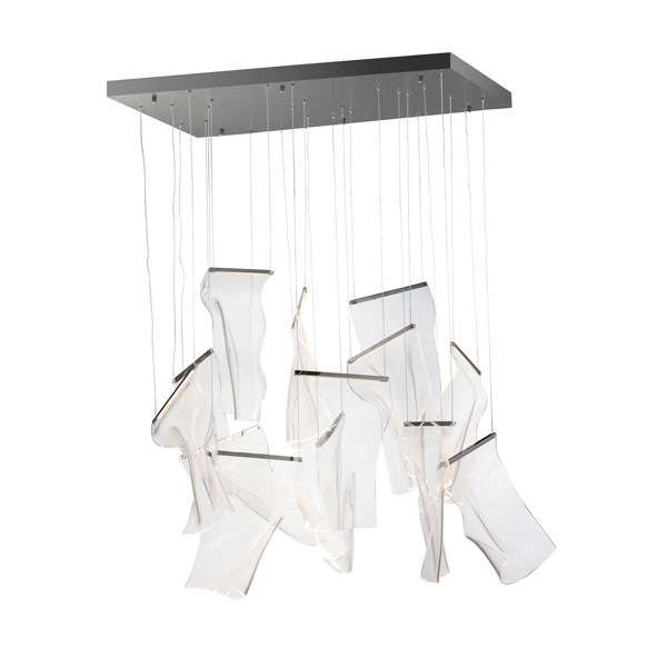 【ET2】アメリカ・シーリングペンダントライト「RINKLE」ブラック（W900mm）