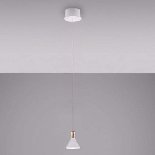 【Fabbian】イタリア デザイン照明 ペンダントライト「MULTISPOT POLAIR」1 クリア（W105×H125mm）