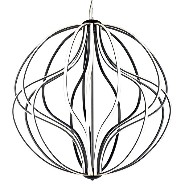 【ET2】アメリカ・ペンダンライト「Aura」 ブラック（W788×H889mm）