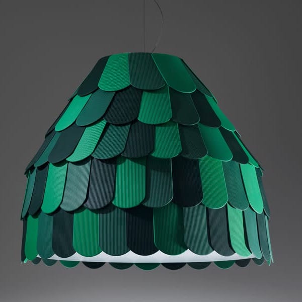 イタリア製 ドーム型ペンダントライト 青茶色 イタリア製 ドーム型