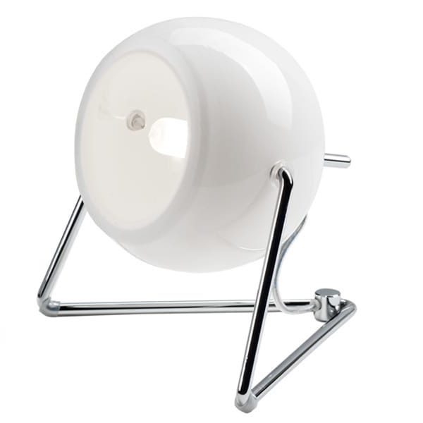 【Fabbian】イタリア デザイン照明 テーブルライト「BELUGA WHITE」1灯 ホワイト（W110×H125mm）