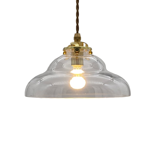 <b>【LAMPS】</b>ガラスシェード ペンダントライト 1灯（W225×H650mm）