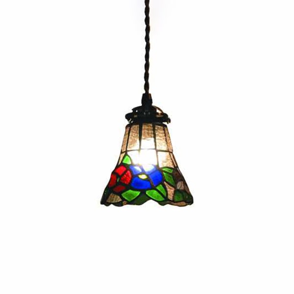 【入荷未定】<b>【LAMPS】</b>ガラスシェード ペンダントライト 1灯（Φ130×H675mm）