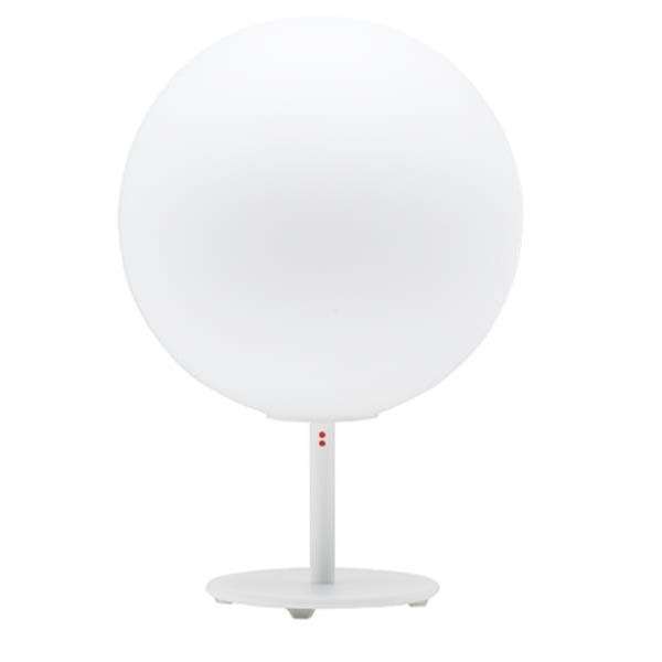 【Fabbian】イタリア デザイン照明 テーブルライト「LUMI SFERA」1灯 ホワイト（W200×H285mm）