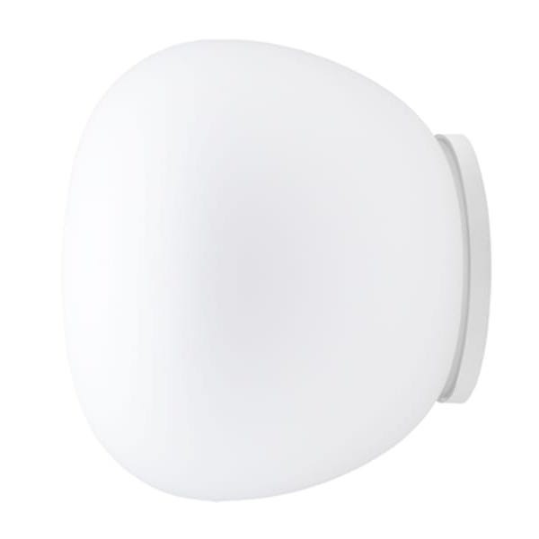 【Fabbian】イタリア デザイン照明 ウォール／シーリングライト「LUMI MOCHI」ホワイト　集積LED （Φ380×D345mm）
