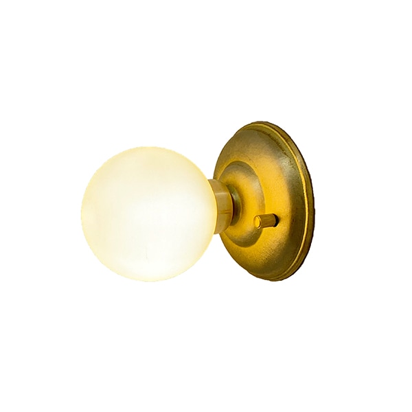 <b>【LAMPS】</B>ガラスボール照明 ウォールランプ 1灯(W100×D125×H100mm)