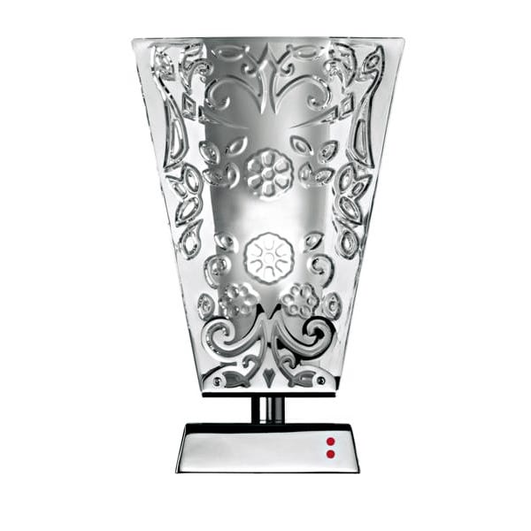 【Fabbian】イタリア デザイン照明 テーブルライト「VICKY」1灯 クリア（W100×D68×H160mm）