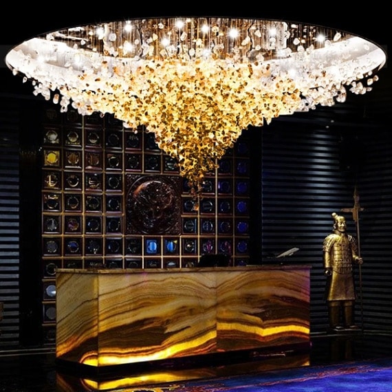 デザイン照明 LEDクリスタルシャンデリア（D600～1500ｍｍ）