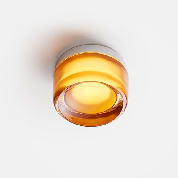 【RBW】アメリカ　デザインシーリングライト「Dimple Flush Mount」4色（φ135×H82mm）