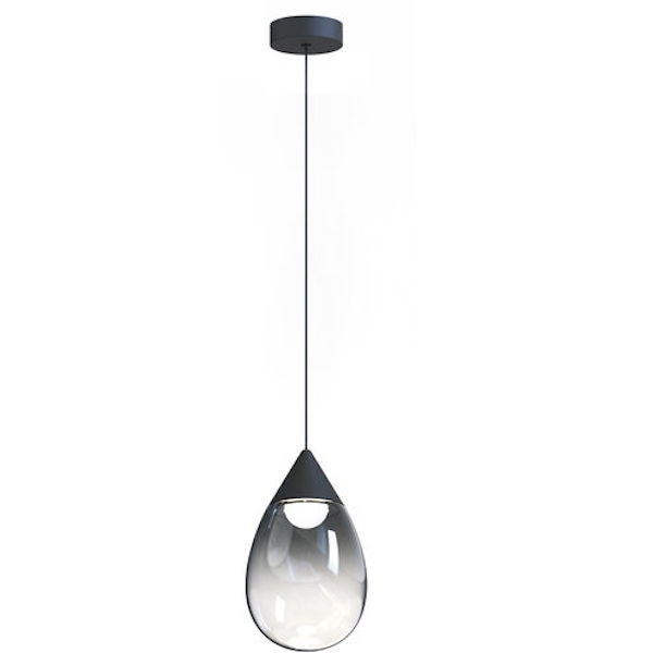 【ET2】アメリカ・ペンダントライト「Dewdrop」 ブラック（W197×H350mm）