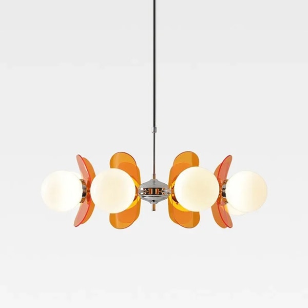 デザイン照明 LEDペンダントライト オレンジ（3・5・6・8灯） | EL JEWEL