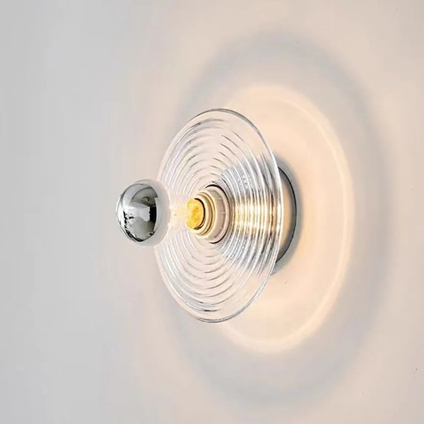 【法人様・店舗様限定】デザイン照明 LEDウォールライト クリア・オレンジ（Ｗ200×Ｄ130mm　※電球含まず）