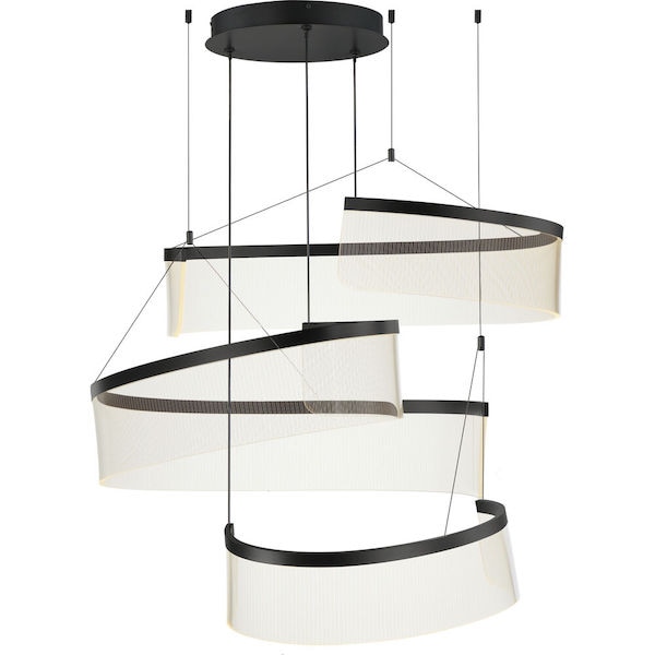 【ET2】アメリカ・ペンダントシーリングライト「Sonata」 ブラック（W997×D820×H801mm）