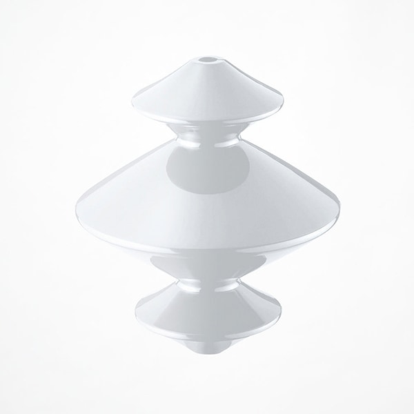 【1台在庫有！】コードを自分で短く調節！ケーブルケースルーク「Cable case Rook」ホワイト（φ113×H130mm）