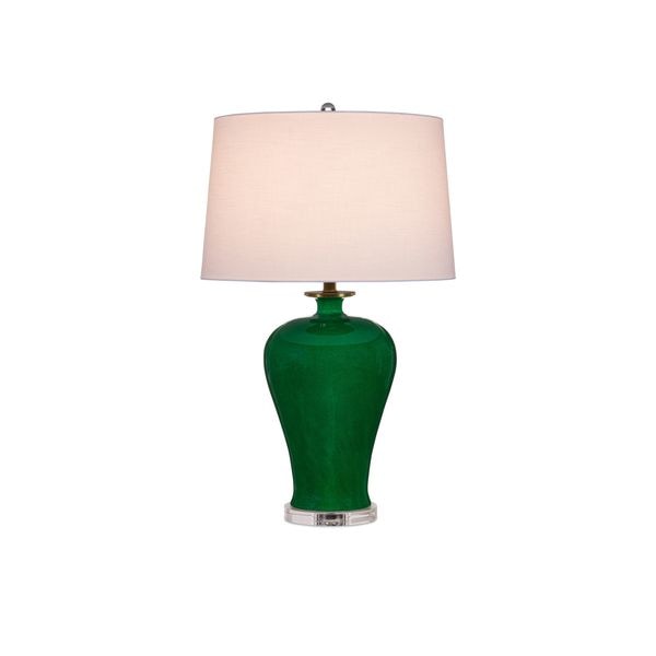 【CURREY】アメリカ・テーブルライト「Imperial」1灯 グリーン (Φ483×H788mm)
