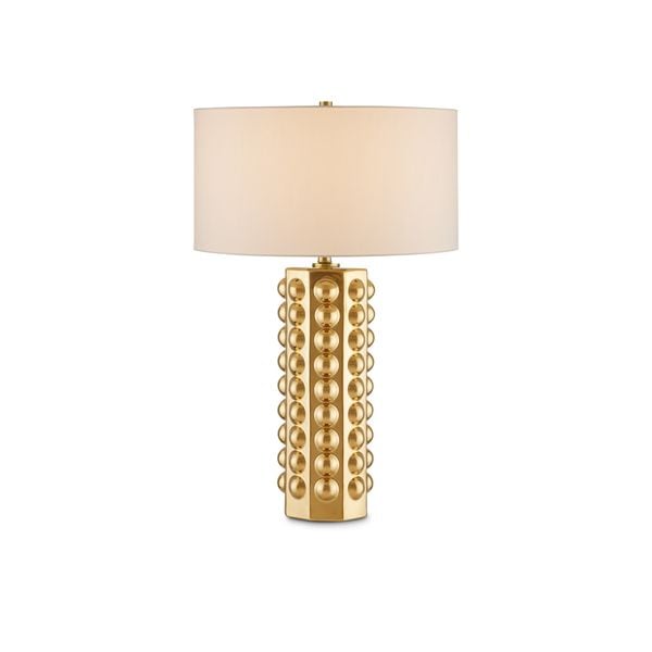【CURREY】アメリカ・テーブルライト「Cassandra」1灯 ゴールド (W483×H762mm)