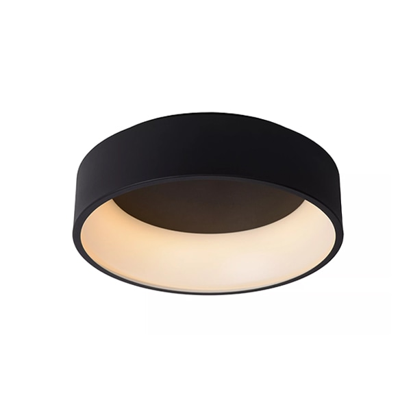 【LUCIDE】ベルギー リング型シーリングライト「TALOWE」Black（φ455×H130mm）