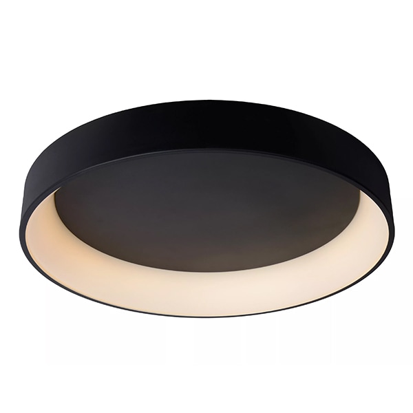 【LUCIDE】ベルギー リング型シーリングライト「TALOWE」Black（φ800×H130mm）
