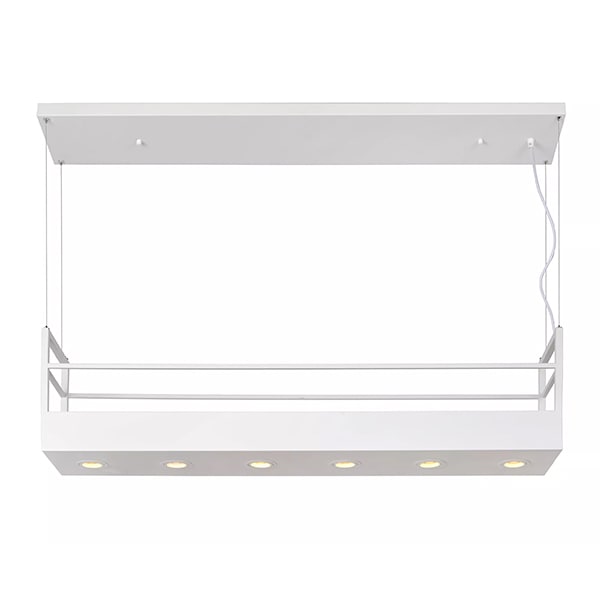 【LUCIDE】ベルギー デザイン照明 ペンダントライト「MIRAVELLE」White（W1100×D220mm）